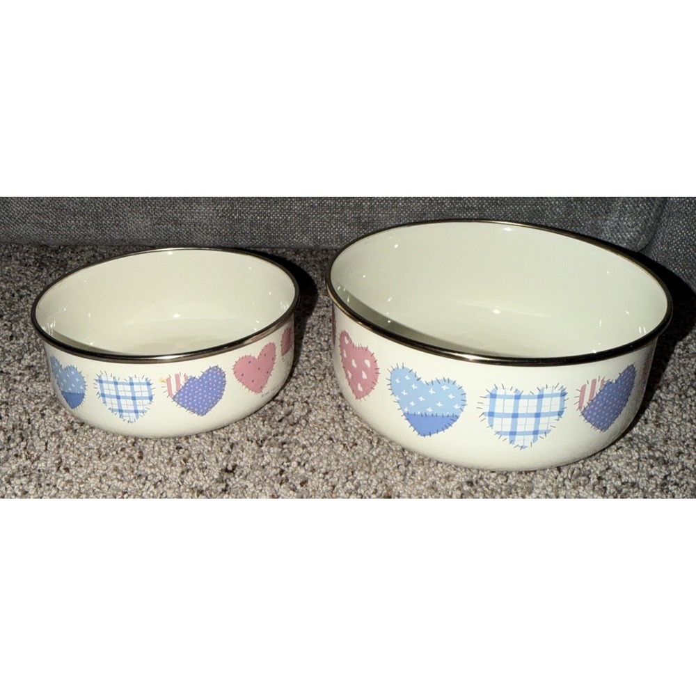 Vintage Auntie Em Heart to Heart Nesting‎ Storage Bowls